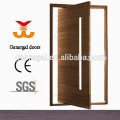 Interior wooden double swing pivot door